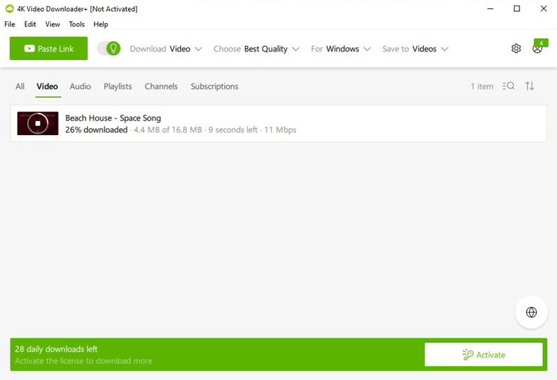 4k video downloader obrada videa